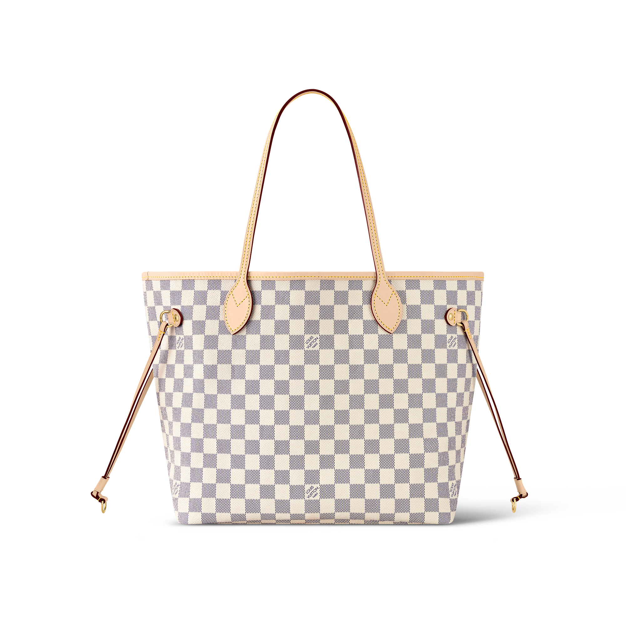 Neverfull MM Damier Azur Canvas Handbags LOUIS VUITTON